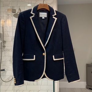 Navy linen blazer